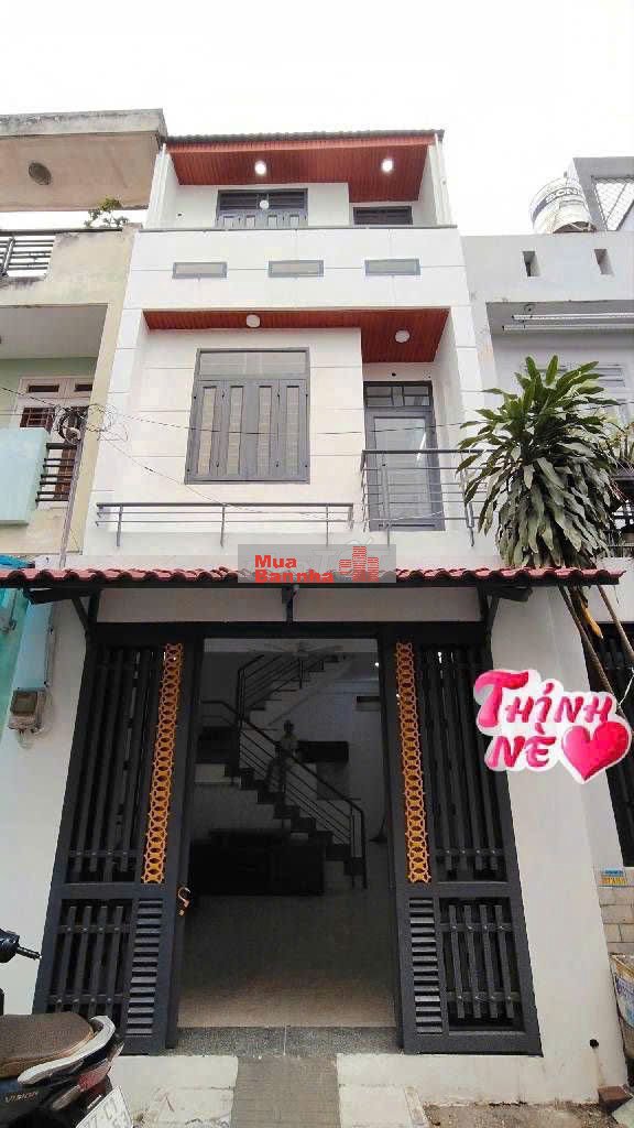 BÁN NHÀ MỚI GẦN CHỢ BÌNH THÀNH - 4x10 - 3 TẦNG - 3PN - HẺM 5M THÔNG