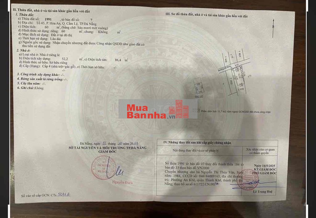 chính chủ cần bán nhà kiệt 348/5 tôn đản