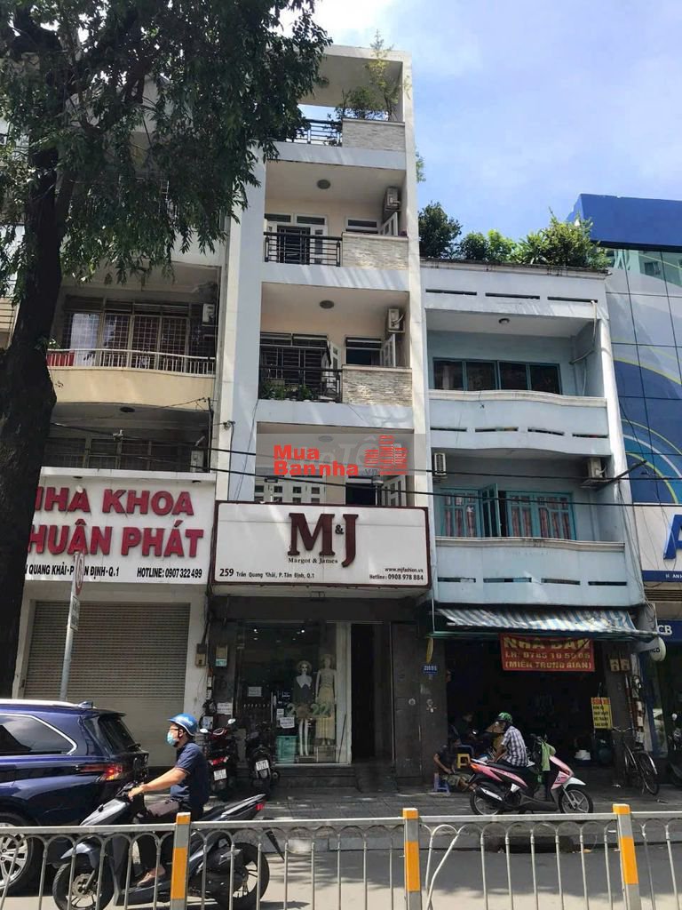 Bán Nhà Mặt Tiền Trần Quang Khải -Quận1 - 4,3x16m -5 Tầng - 33,5 Tỷ TL