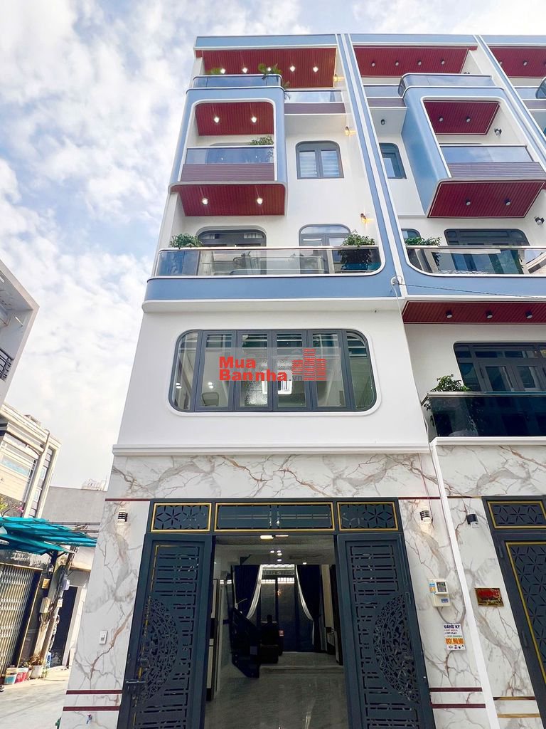 Nhà Bình Tân ( 4,5m x 15m ) 1Lửng 3Lầu, Nhà mới Full Nội thất Cao cấp