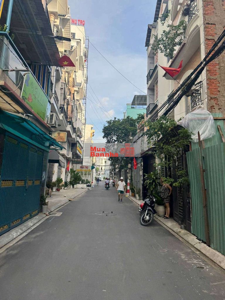 Nhà MT Hẻm 10m Thông - 4.5m x 14m x 4 Tầng - Phan Huy Ích