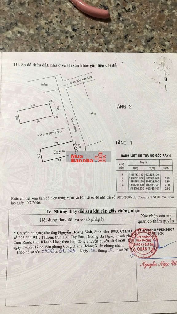 3x 7,3 nhà một trệt một lầu sổ hồng khu dân cư hiện hữu