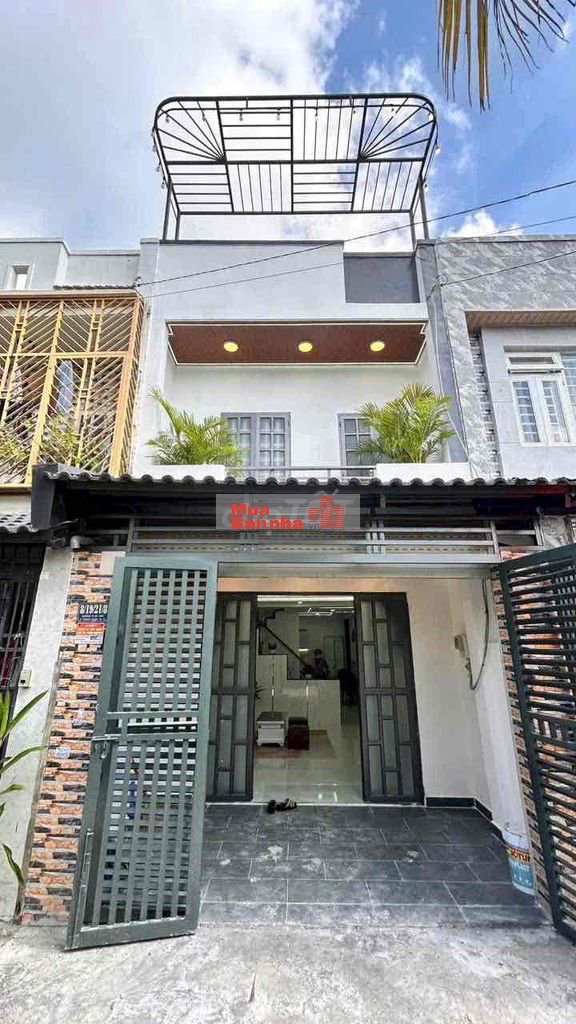 Bán nhà 1 Trệt 1 lầu Đường 6m thông 3 phòng ngủ Thạnh xuân 40