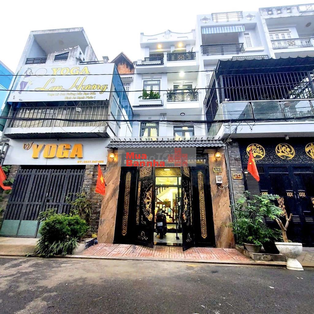 Nhà phố 4.5x18m đúc 4 tầng đường 8m 1/ Lê Văn Khương, Thới an