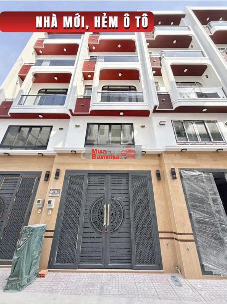 Bán nhà mới hẻm ô tô Hương Lộ 2, DT 4 x 15m, 4 tấm, 6.95 tỷ (Tín Hưng)