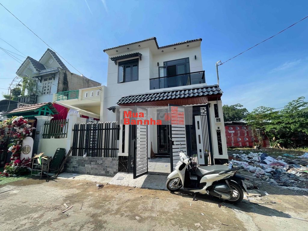 Biệt thự mini 1/ Đông Thạnh 8 , DT 100m2 ( 6,8m x 15m) - Full nội thât