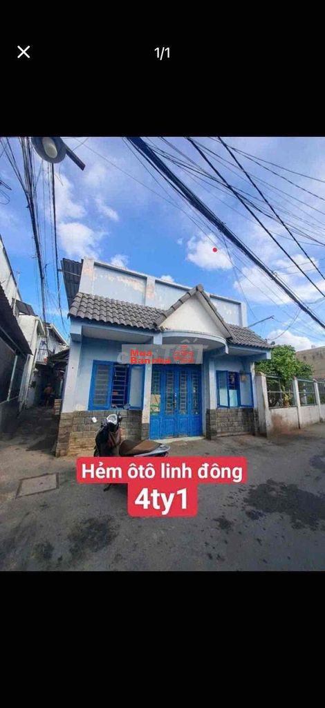 Nhà Cấp 4 – Hẻm Ôtô – Linh Đông Thủ Đức – 4.1 Tỷ