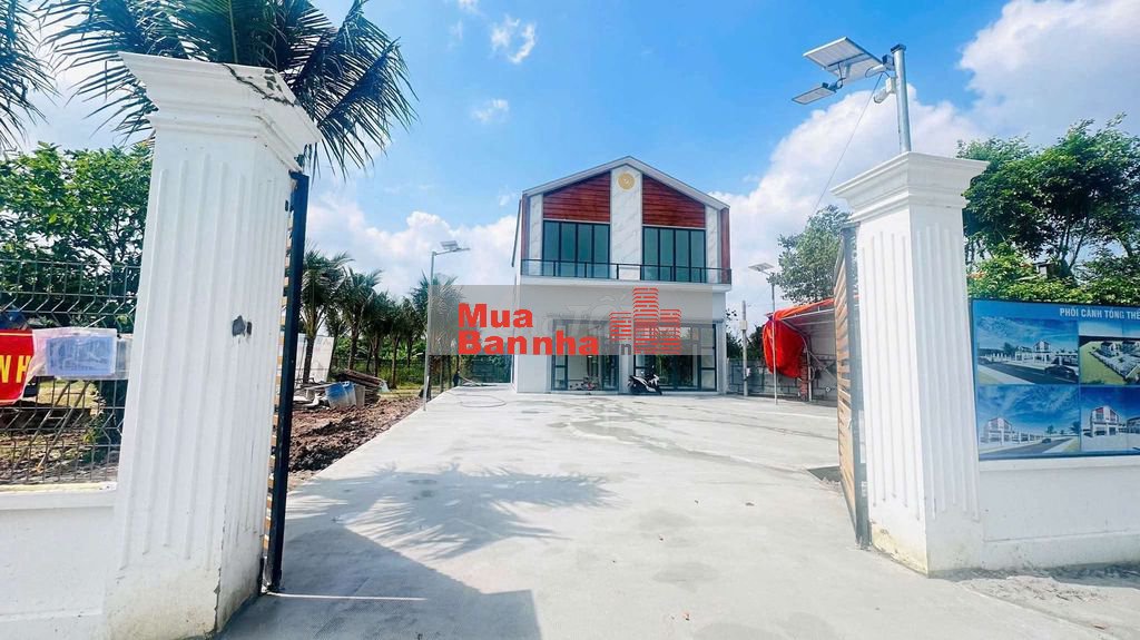 Bán biệt thự sân vườn tổng diện tích 1258m tại xã phú mỹ hưng, củ chi