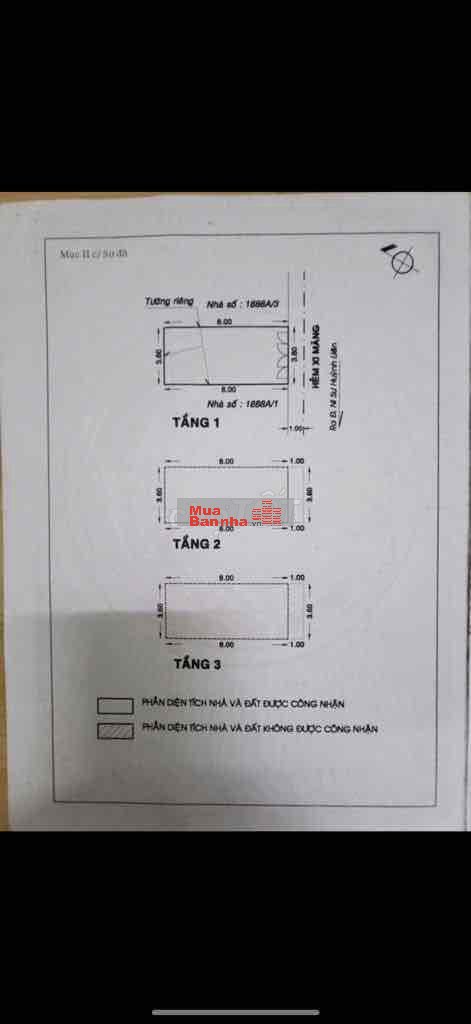 nhà 3 Tầng BTCT, Cách MT 15m, Đã Hoàn Công
