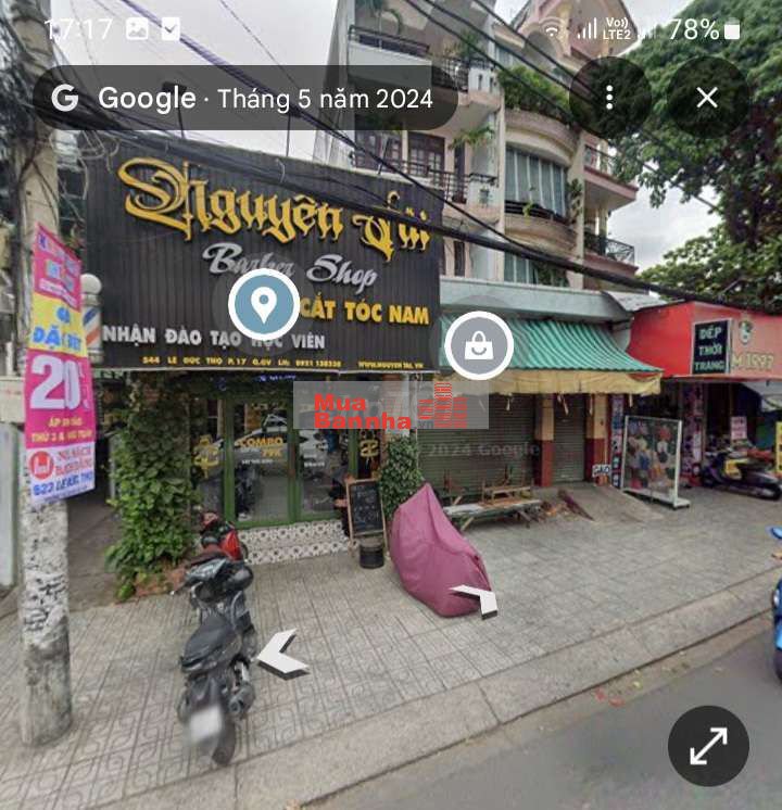 Nhà mặt tiền Lê Đức Thọ, p17 Gò Vấp, khu sung túc