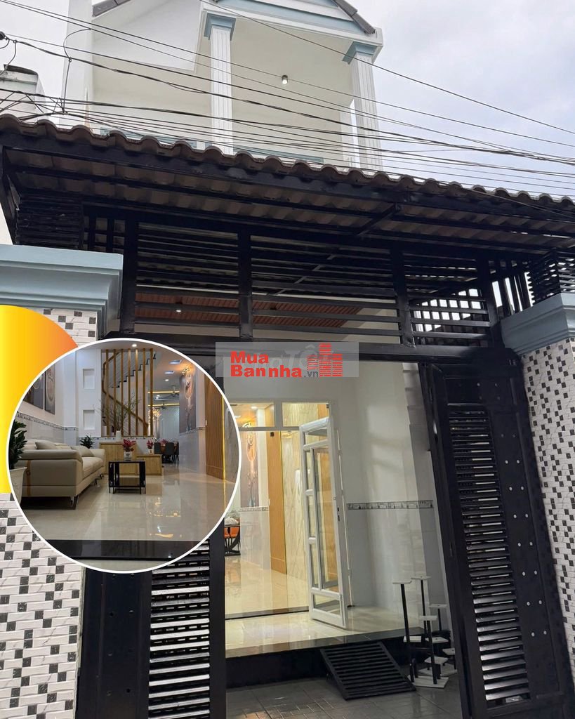 Nhà Mới Đẹp sổ Hồng riêng - xã thới Tam thôn hóc môn