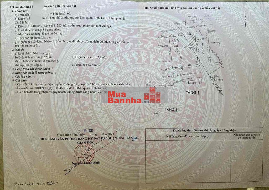 🌟 BÁN BIỆT THỰ CHÍNH CHỦ – KHU DÂN CƯ NAM LONG, AN LẠC, BÌNH TÂN • Nằ