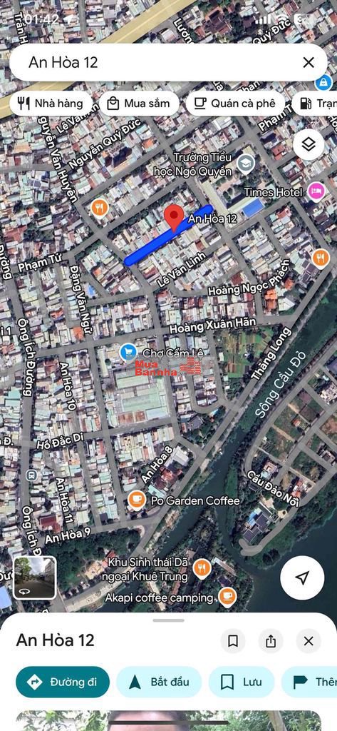 Bán nhà MT đường 7m5 An Hoà 12- Khuê Trung- Cẩm Lệ - Đà Nẵng