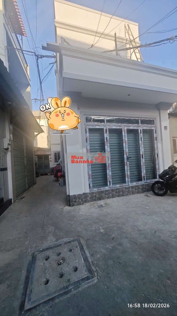 NHÀ BÁN 1/ PHÚ THỌ HOÀ-36m2-2 TẦNG 2PN-NỞ HẬU-HẺM OTO 6M-SHR-CÒN TL