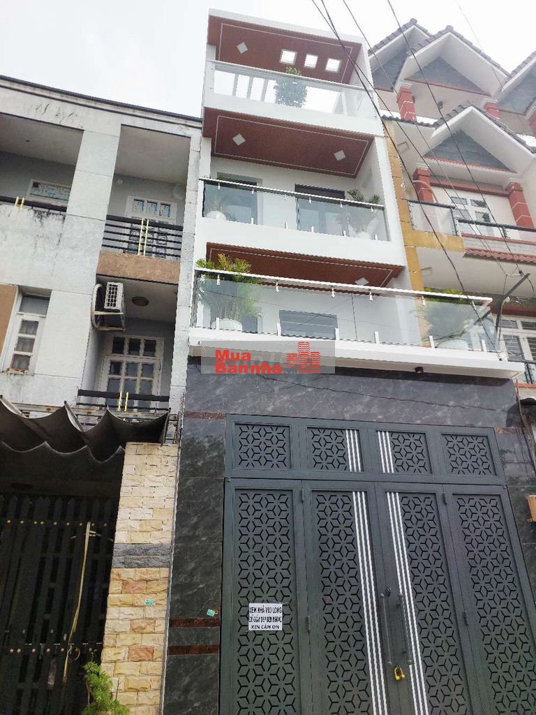 Nhà bán Đường nhựa 8m dt 4x16 4 lầu ,huong Lo2,bình tri đông,hcm,7ty1