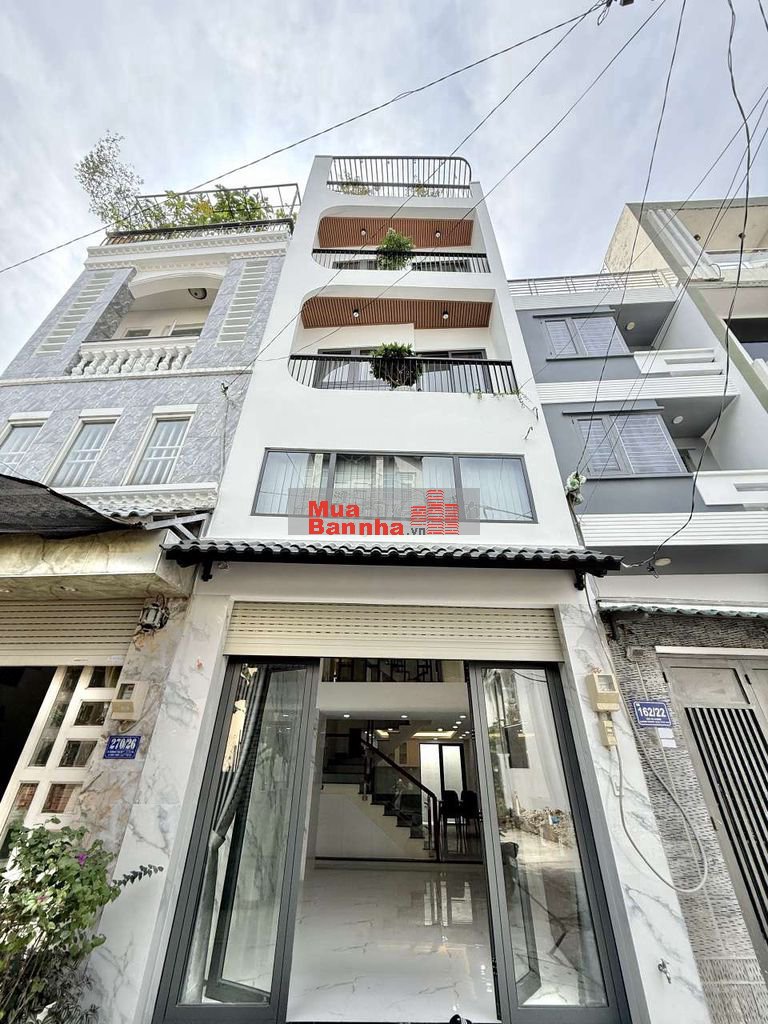 Nhỉnh 6 tỷ xíu Nhà Phố 4 tầng Full NT 1/ Hẻm 5m Dương Thị Mười