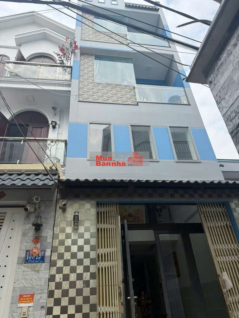 Cần bán gấp nhà .P.ĐHT.Q12 .DT 4 x12. 1 trệt 3 lầu 6PN 6WS nhà mới