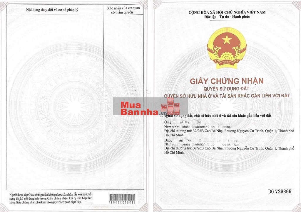 Nhà Hẻm trung Tâm Quận 1