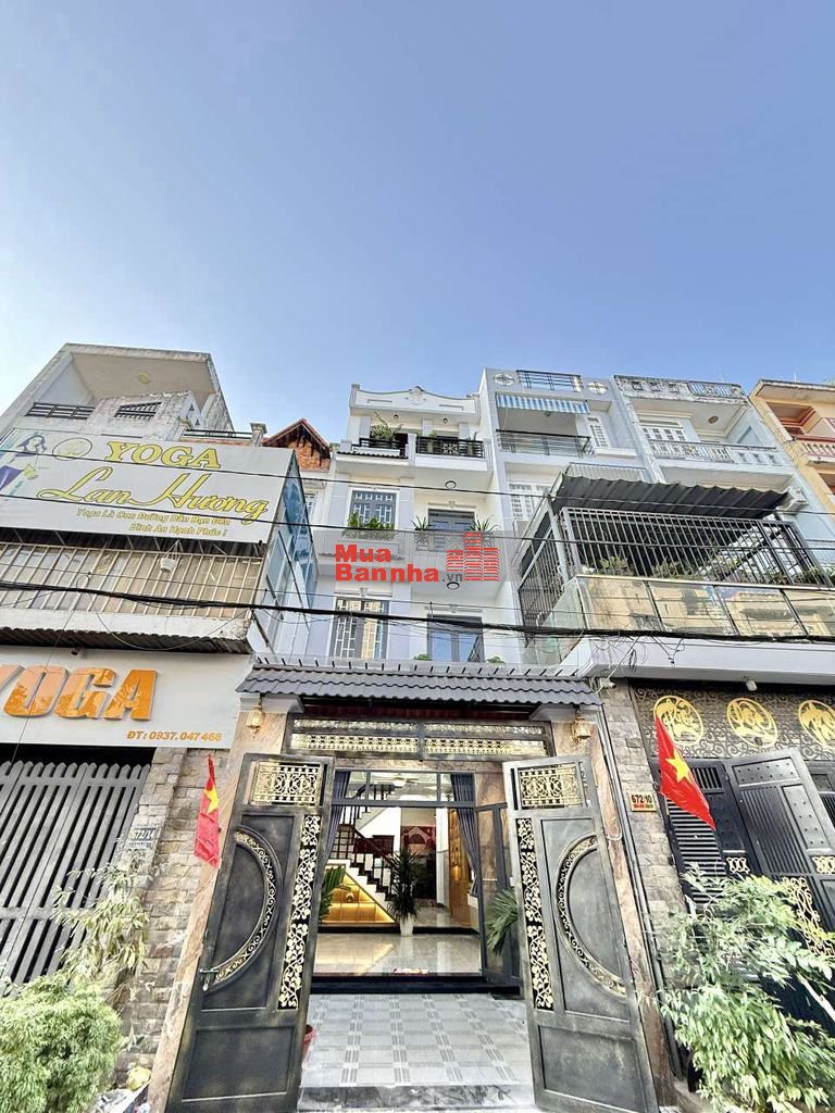 Nhà Phố 4,5m x 18m. Xây 4 Tầng 1/ Ngắn Hẻm nhựa 8m Lê Văn Khương