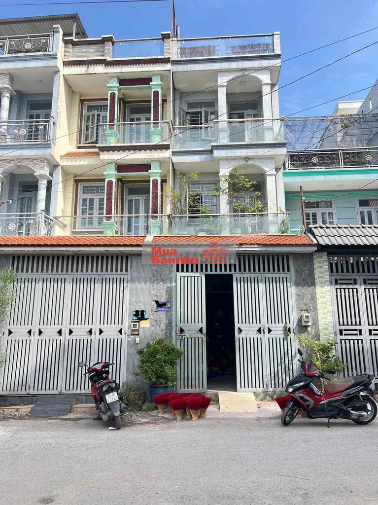 bán nhà 4 tầng 4 pn dt 4 x 21 hẻm thông thoáng 7m