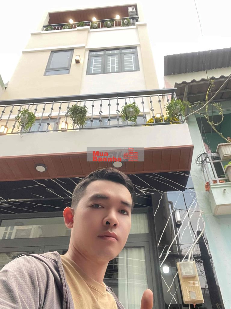 NHÀ 4 TẦNG FULL NT 2 MẶT TIỀN NGANG HƠN 4M CẠNH LOTTE Q7,CHỈ 6,3 Tỷ