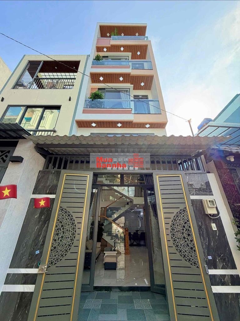 Nhà Bình Tân ( 4,1 x 12,5m) 1 trệt 1 lửng 3 Lầu