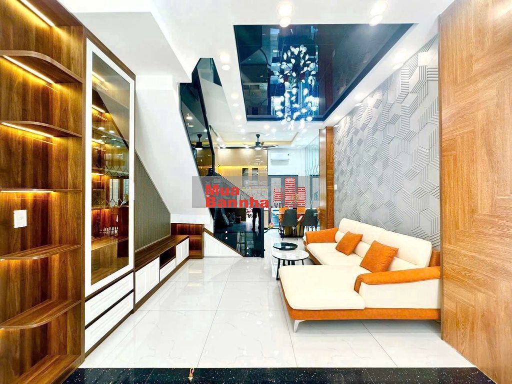 Nhà đường xe hơi 6m 4x15m 4 tầng 5pn kế Phú Mỹ Hưng quận 7 6,86 tỷ