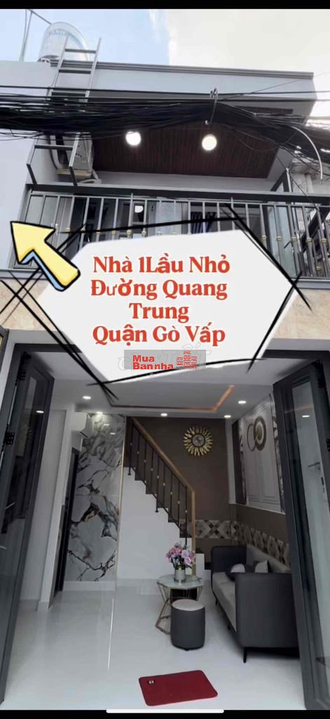 🌈 NHÀ 1LẦU MỚI ĐƯỜNG QUANG TRUNG, P11, QUẬN - GV
