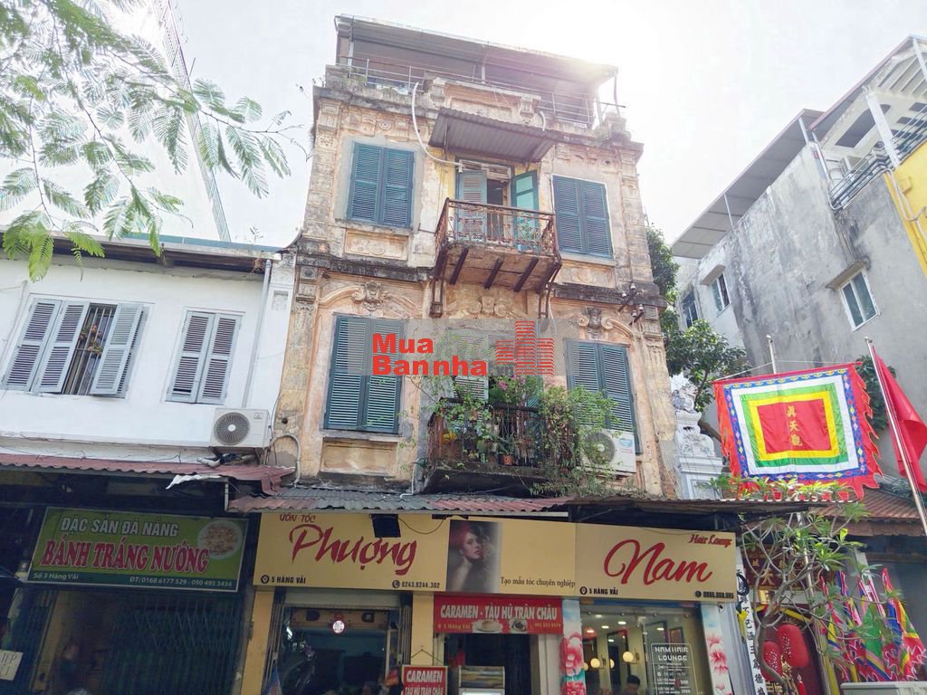 Bán nhà mặt tiền 5 Hàng Vải,diện tích 60m2, giá bán 51 tỉ