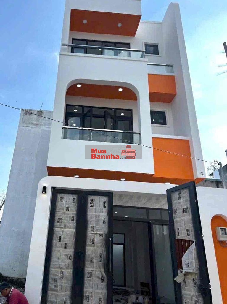 BÁN NHÀ MỚI XÂY - 3 TẦNG HẺM 230 LÒ LU