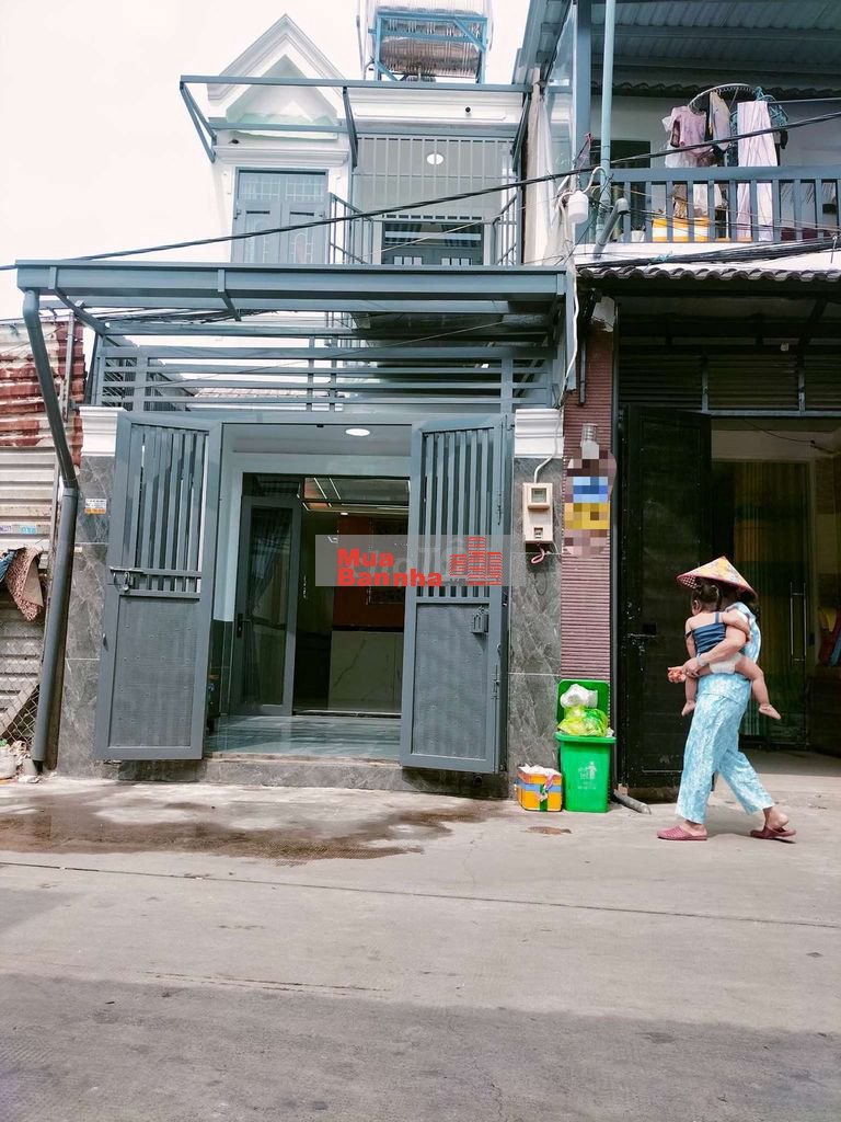 🐬Nhà mới rất đẹp🐬có sân ô tô🐬1 lầu🐬huỳnh thị hai🐬hỗ trợ vay bank