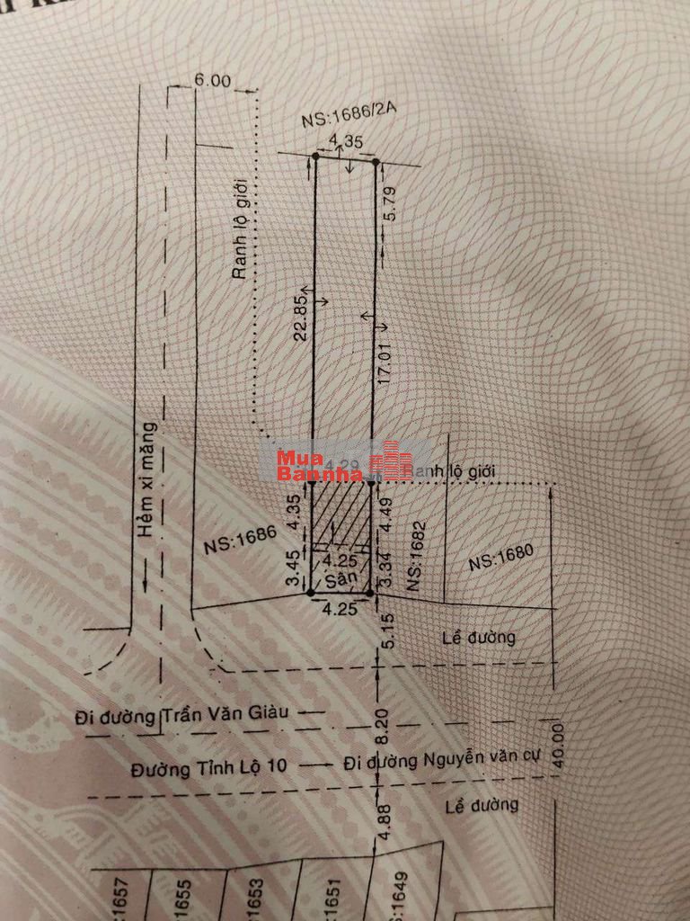 Nhà mặt tiền tỉnh lộ 10 giá rẻ cần bán