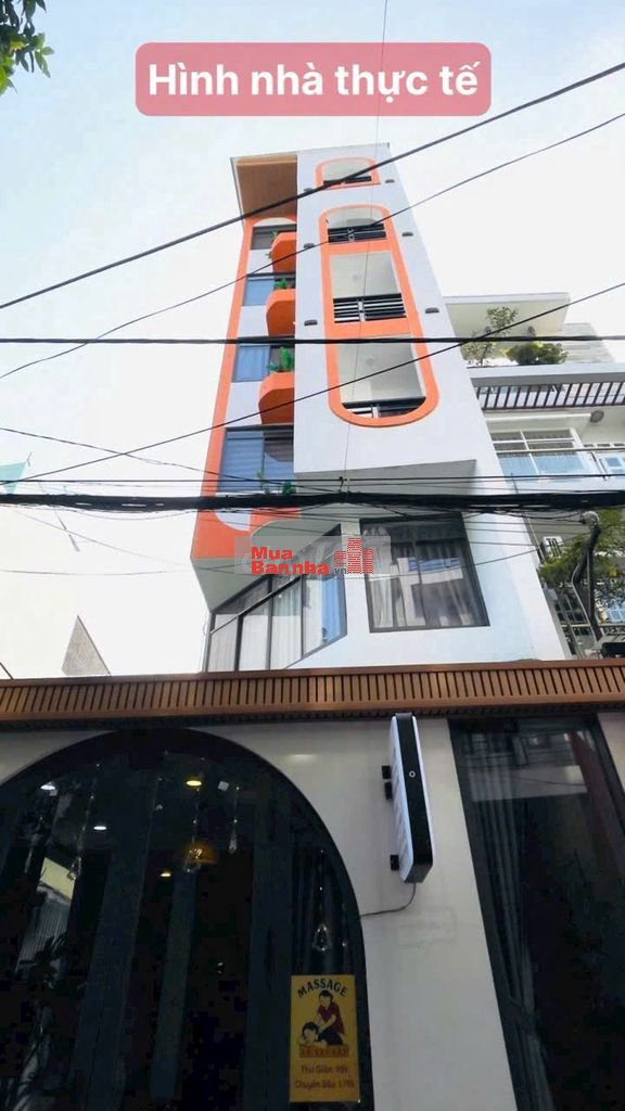 CHDV góc 2MT 87m2 6 tầng 15p 1MB thang máy hxh Huỳnh Văn Nghệ Tân Bình