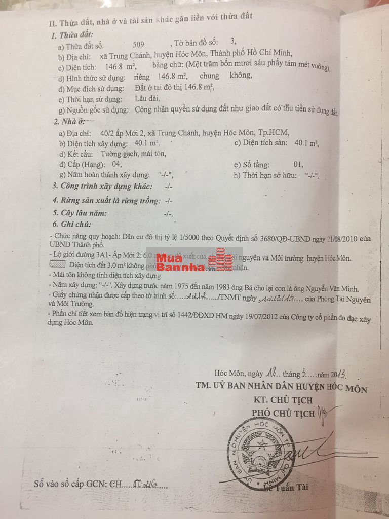 nhà ở cấp 4, dt 146,8m2