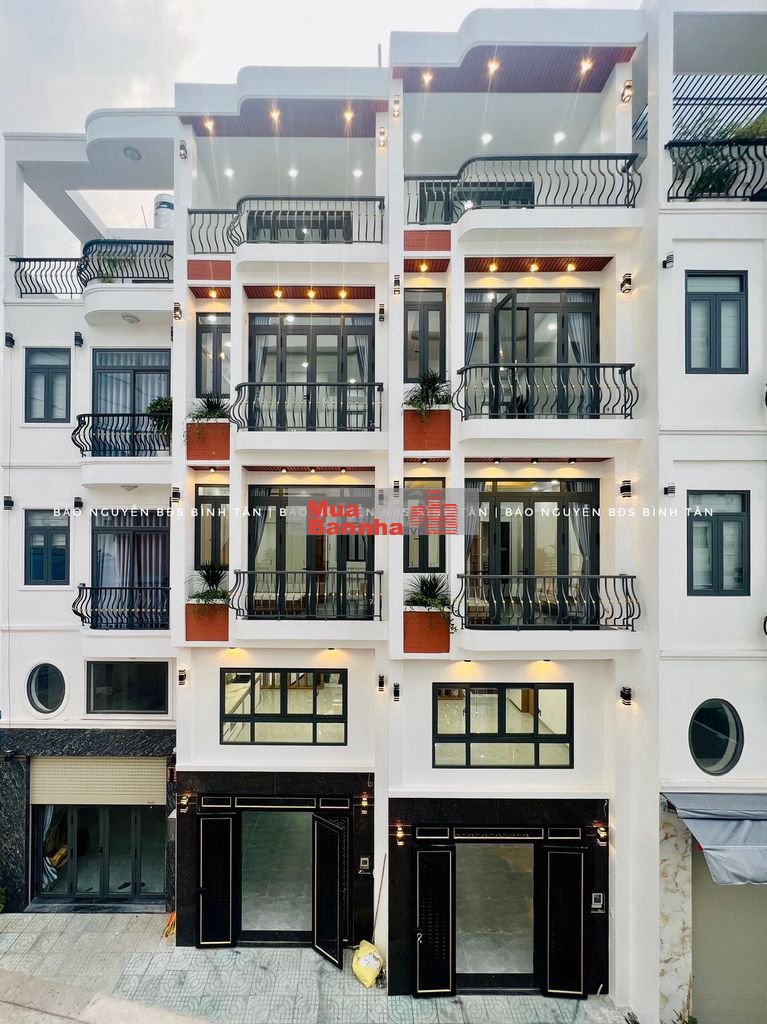 Dãy Nhà Cao Cấp Đ. Kinh Dương Vương Aeon Tên Lửa 60m2 x 5 Tầng 7,5 Tỷ