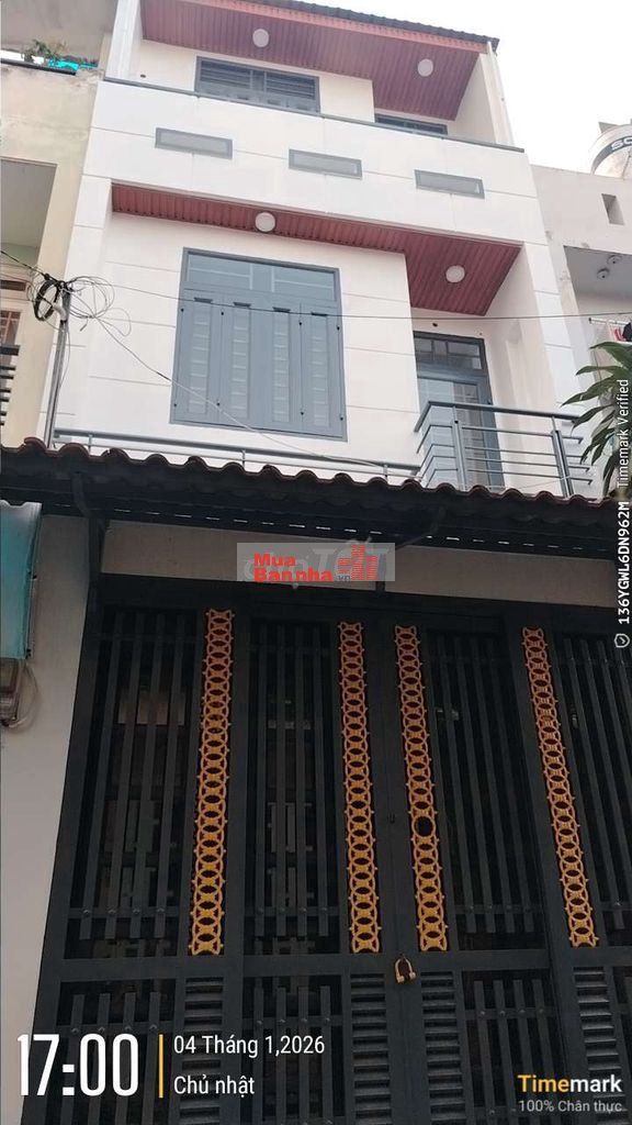 CHỈ 4.5TỶ, SỞ HỮU NGAY CĂN NHÀ 3 TẦNG MỚI ĐẸP ĐÚC BTCT, LIÊN KHU 4-5