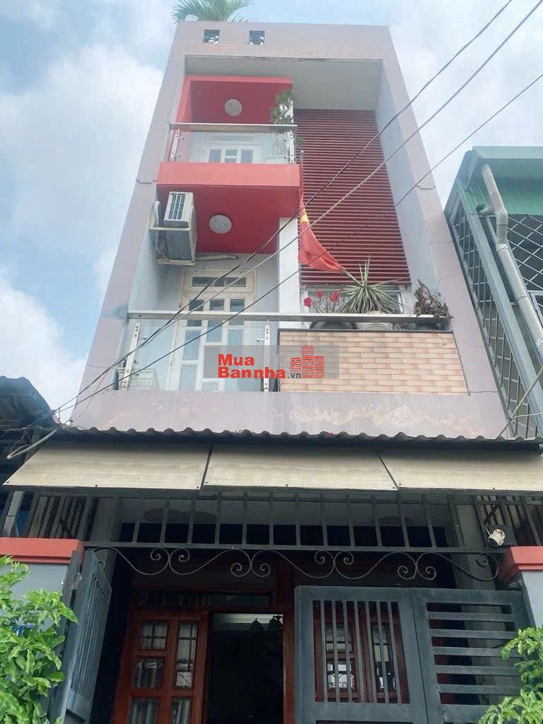 NHÀ 4 TẰNG - HOÀN CÔNG - KDC HIỆN HỮU - HẺM 4M AN NINH