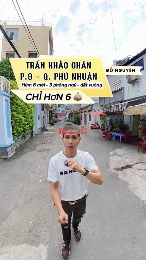 🏠 Hẻm 6m Phú Nhuận - nhà đẹp - 3 phòng ngủ - khuôn đất vuông