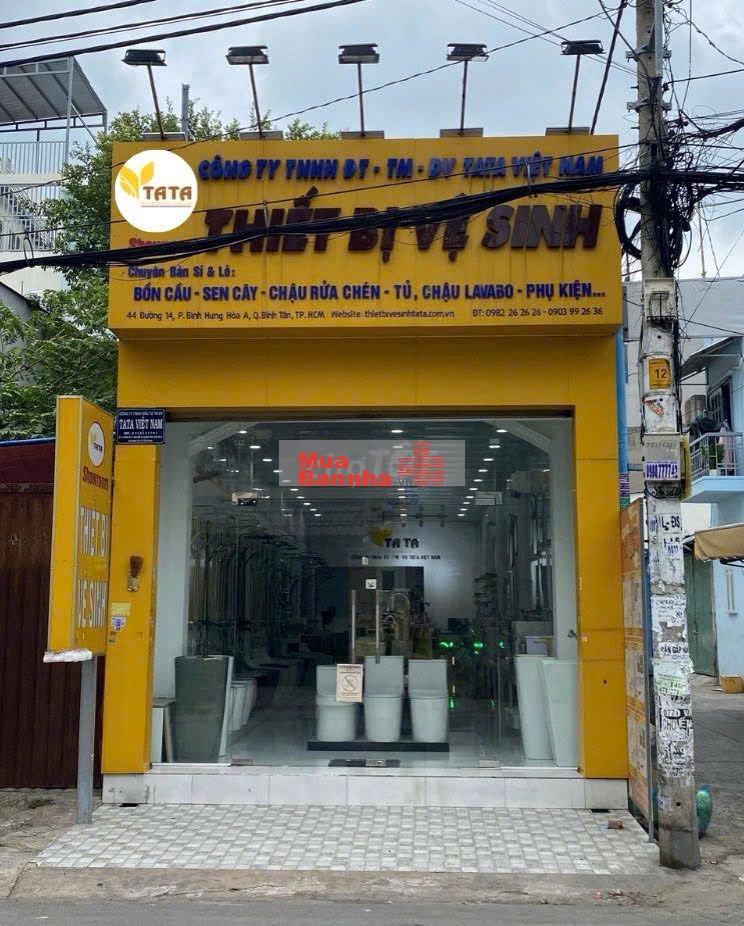 Bán nhà mặt tiền đường số 14 Bình Hưng Hòa A, Bình Tân.