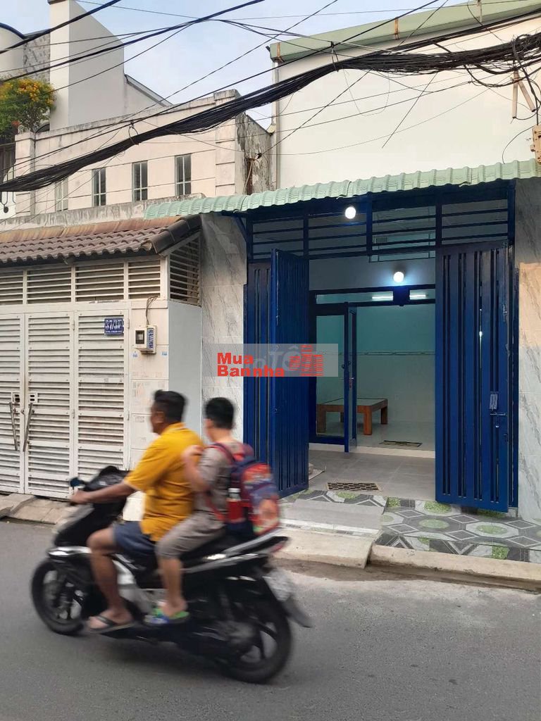 Nhà gác lửng mới ken,hẻm ôtô 5m thông - Giáp Quận 12