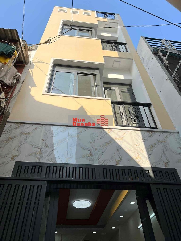 🟢 Nhà bán 4 Tầng xây mới 100% -2pn,3 Wc hẻm 154 Âu D Lân P3Q8