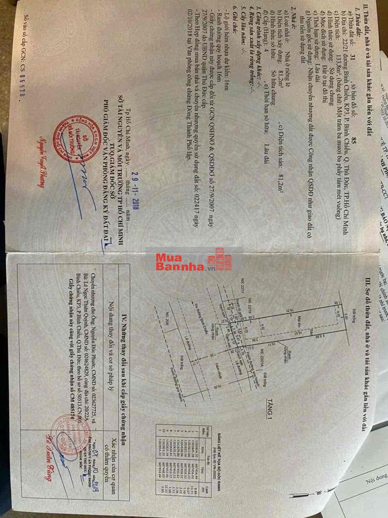 nhà mat tien, tiện ich day đủ