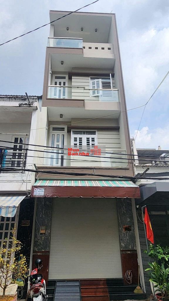 Bán nhà đường số 12 An Lạc A, Bình Tân, 4x10m, 4 tấm, giá 7,26 tỷ.