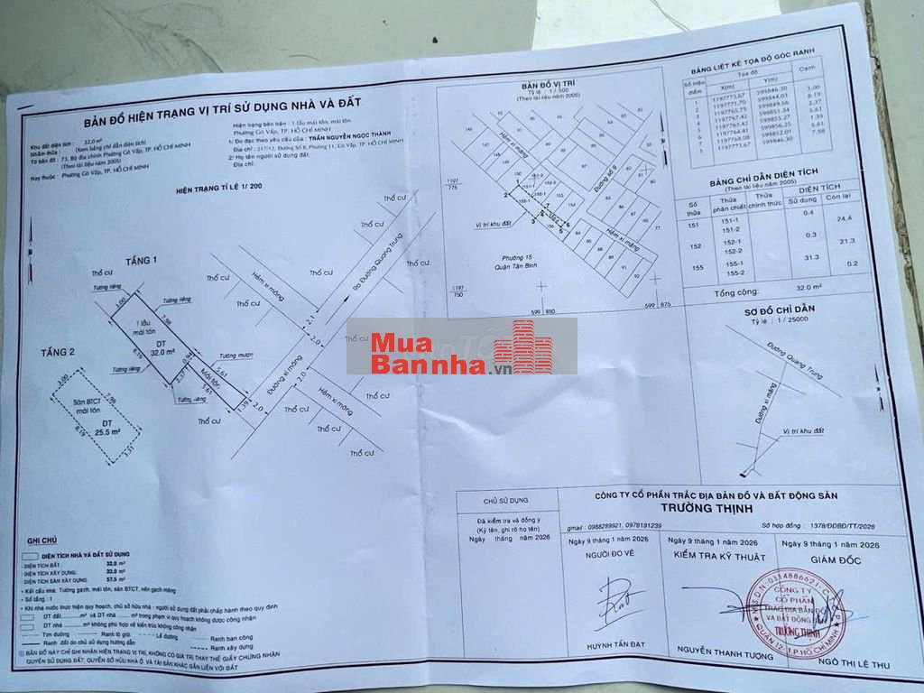 Nhỉnh 1 Tỷ Có Ngay Nhà Gò Vấp - Quang Trung - 34m2 - 2 tầng - gần HXH