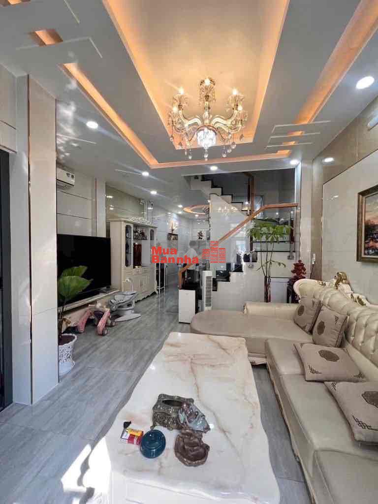 BÁN NHÀ HẺM XE HƠI 8M THÔNG - 4 TẦNG 4PN LỚN - SỔ SẴN GIAO DỊCH NGAY .