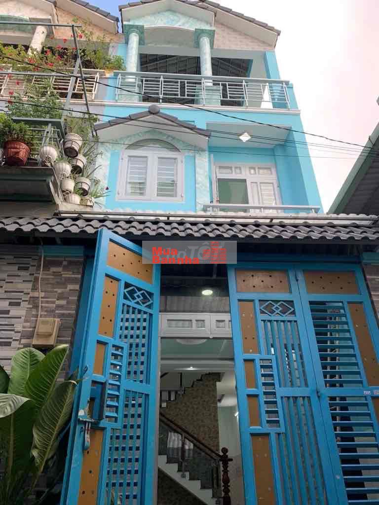 Hồ Văn Long - Bình Tân: nhà 3 tầng, DT 4x12, sổ vuông, giá 4.x tỷ