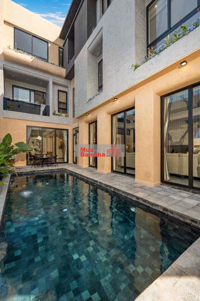 bán biệt thự Nam Việt Á, 6PN, Hồ bơi, full nội thất cao cấp