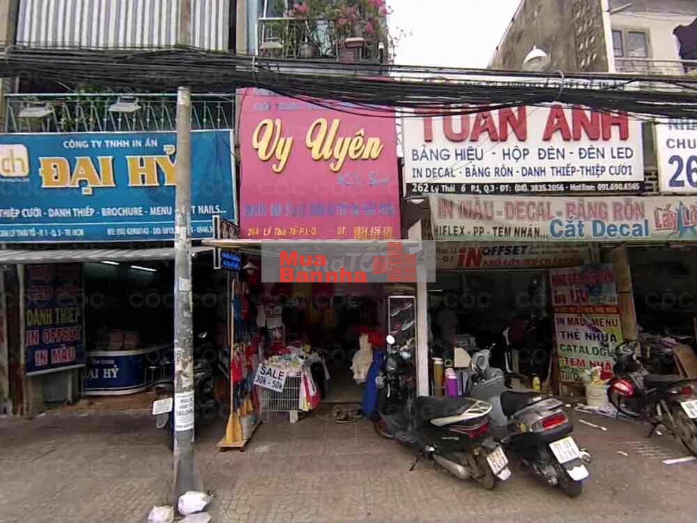 NHÀ BÁN 264 LÝ THÁI TỔ QUẬN 3