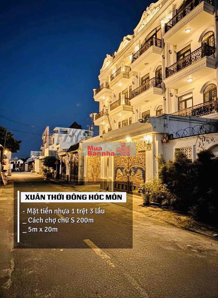 NHÀ PHỐ TÂN CỔ ĐIỂN-5m X 20m 4 Tấm-Gần Ngã 4 Giếng Nước-QL22