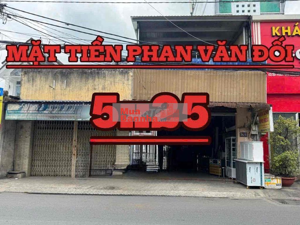 🍀NHÀ MẶT TIỀN PHAN VĂN ĐỐI, XÃ BÀ ĐIỂM |GIÁ 9 TỶ 5